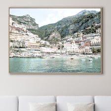 Campania Coast Canvas Wall Art