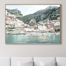 Campania Coast Canvas Wall Art