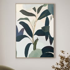 Blue Daria Shoot Canvas Wall Art
