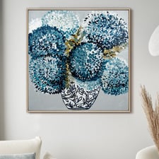 Moonlit Blooms Canvas Wall Art
