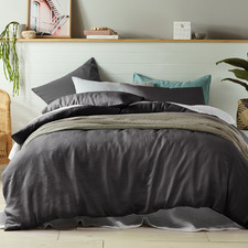 Slate Linen Quilt Cover Set