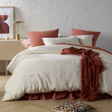 Natural Yarn Dyed Sentosa Linen Quilt Cover Set