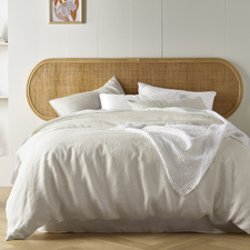 Natural French Linen Quilt Cover Set