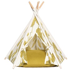 Olive Palm Pet Teepee Tent