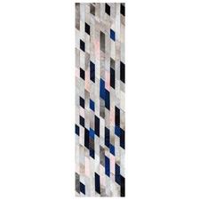 Navy Astila Cowhide Runner
