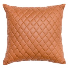 Quilted Pages Leather Cushion