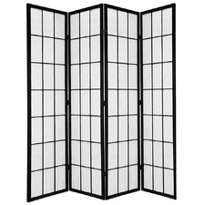 4 Panel Shoji Room Divider Screen