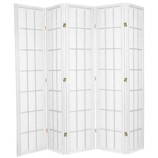 5 Panel Shoji Room Divider Screen