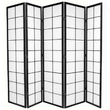 5 Panel Zen Room Divider Screen