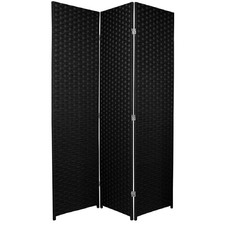 3 Panel Woven Room Divider Screen