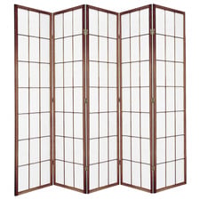 5 Panel Shoji Room Divider Screen