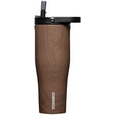 Corkcicle Walnut Wood-Look Go Cup 887ml Travel Mug