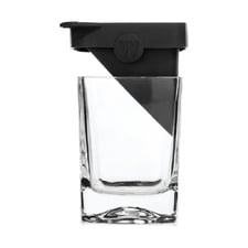 2 Piece Corkcicle 350ml Whiskey Wedge Glass & Ice Mould Set