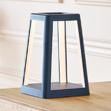 Lexon 21cm Lantern Rechargeable LED Outdoor Lamp with Wireless Charger