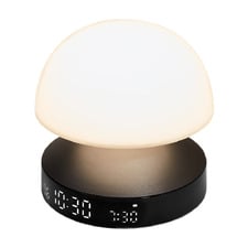 Lexon Mina Alarm Clock with LED Touch Lamp