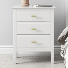 Harper 3 Drawer Bedside Table