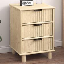 Astar 3 Drawer Bedside Table