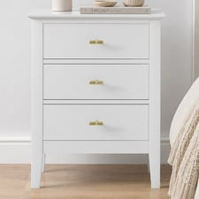 Harper 3 Drawer Bedside Table