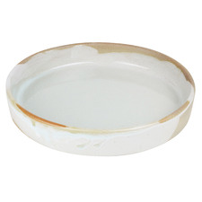 White & Brown Forager 20cm Stoneware Platter