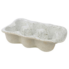 6 Cup Garden To Table Stoneware Egg Crate