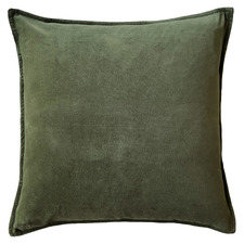 Ludo Twin-Stitch Cotton Velvet Cushion