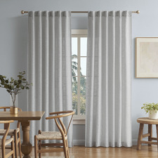 Flynn Sheer Concealed Tab Top Single Panel Curtain