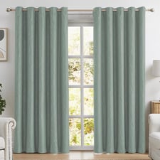 Thornton Swirl Room Darkening Eyelet Curtains (Set of 2)