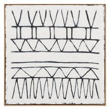 Sienna Hand Painted Framed Canvas Wall Art