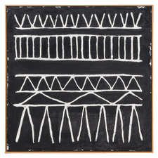 Sienna Hand Painted Framed Canvas Wall Art