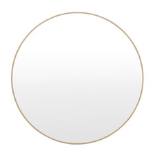 Halo Round Aluminium Mirror