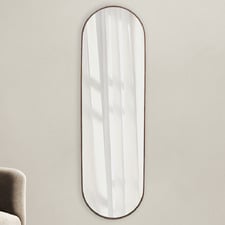 Halo Oval Full Length Wall Mirror