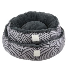 Chiltu Stripe Snug Pet Bed