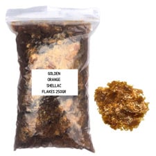 250g Golden Orange Shellac Flakes