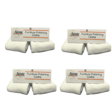 White Furniture Polishing Cloths (Set of 8)