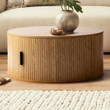 Callix Round Coffee Table with Storage