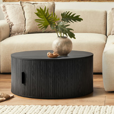 Callix Round Coffee Table with Storage