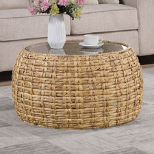 Belma Water Hyacinth Coffee Table