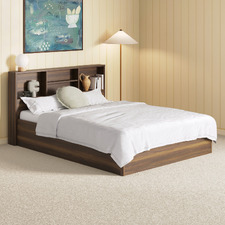 Anderson Queen Bed with Bookcase Headboard