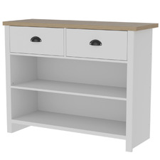 White & Natural East Hastings Console Table