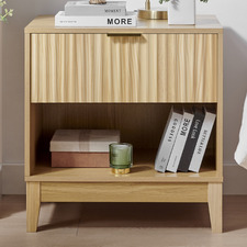 Decoris Ribbed Bedside Table