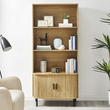 Callix 3 Tier 2 Door Bookcase