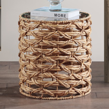Cauthon Water Hyacinth Side Table