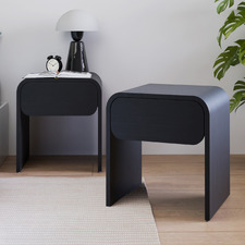 Damien 1 Drawer Bedside Tables (Set of 2)