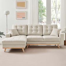 Curtis 3 Seater Double Sofa Bed with Chaise