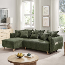 Thomas 3 Seater Double Sofa Bed with Left Chaise
