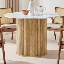 Callix Faux Marble Dining Table