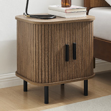 Callix Tambour Bedside Table