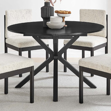Black Louella Extendable Dining Table