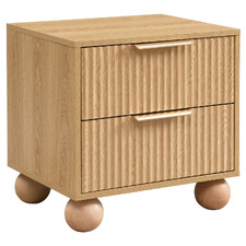 Leanne 2 Drawer Bedside Table