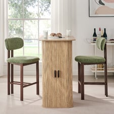 66cm Landree Upholstered Bar Stools (Set of 2)